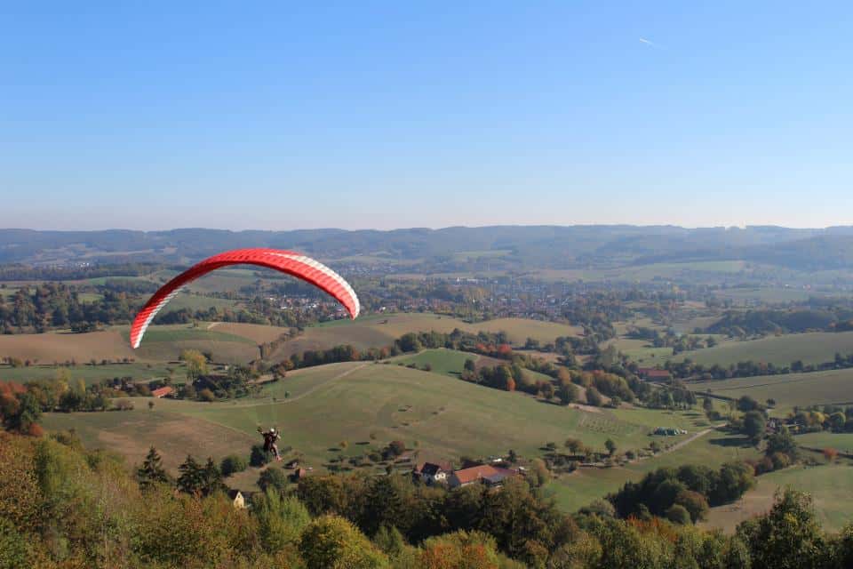 Tandemfliegen im Odenwald