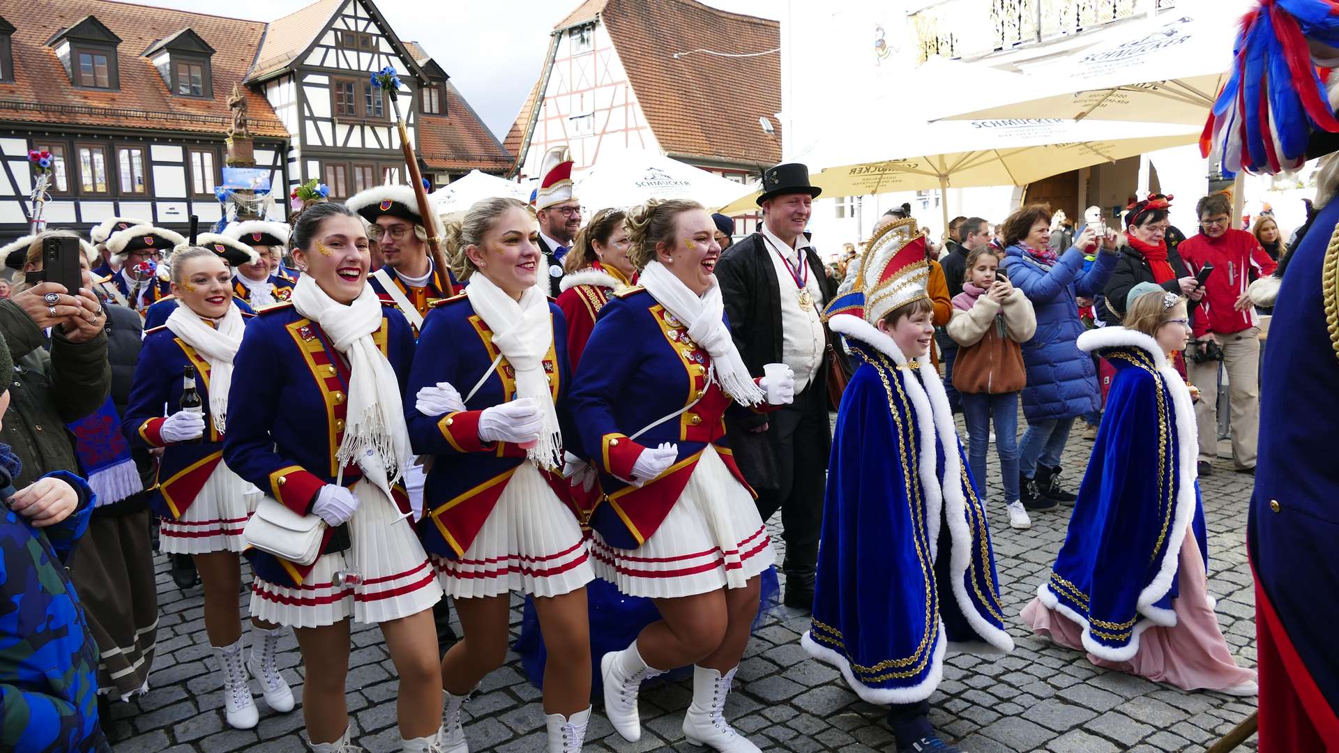Plakat: Rathauserstürmung mit Erbsensuppessen