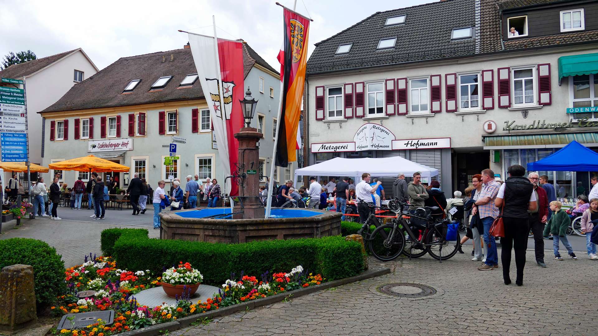 Plakat: Pfingstmarkt Bad König