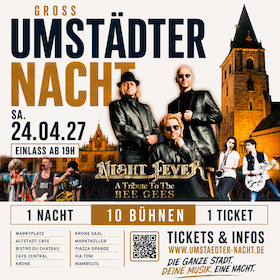 Plakat: Groß Umstädter Nacht - die lange Nacht der Livemusik