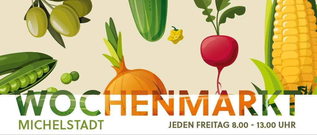 Plakat: Michelstädter Wochenmarkt