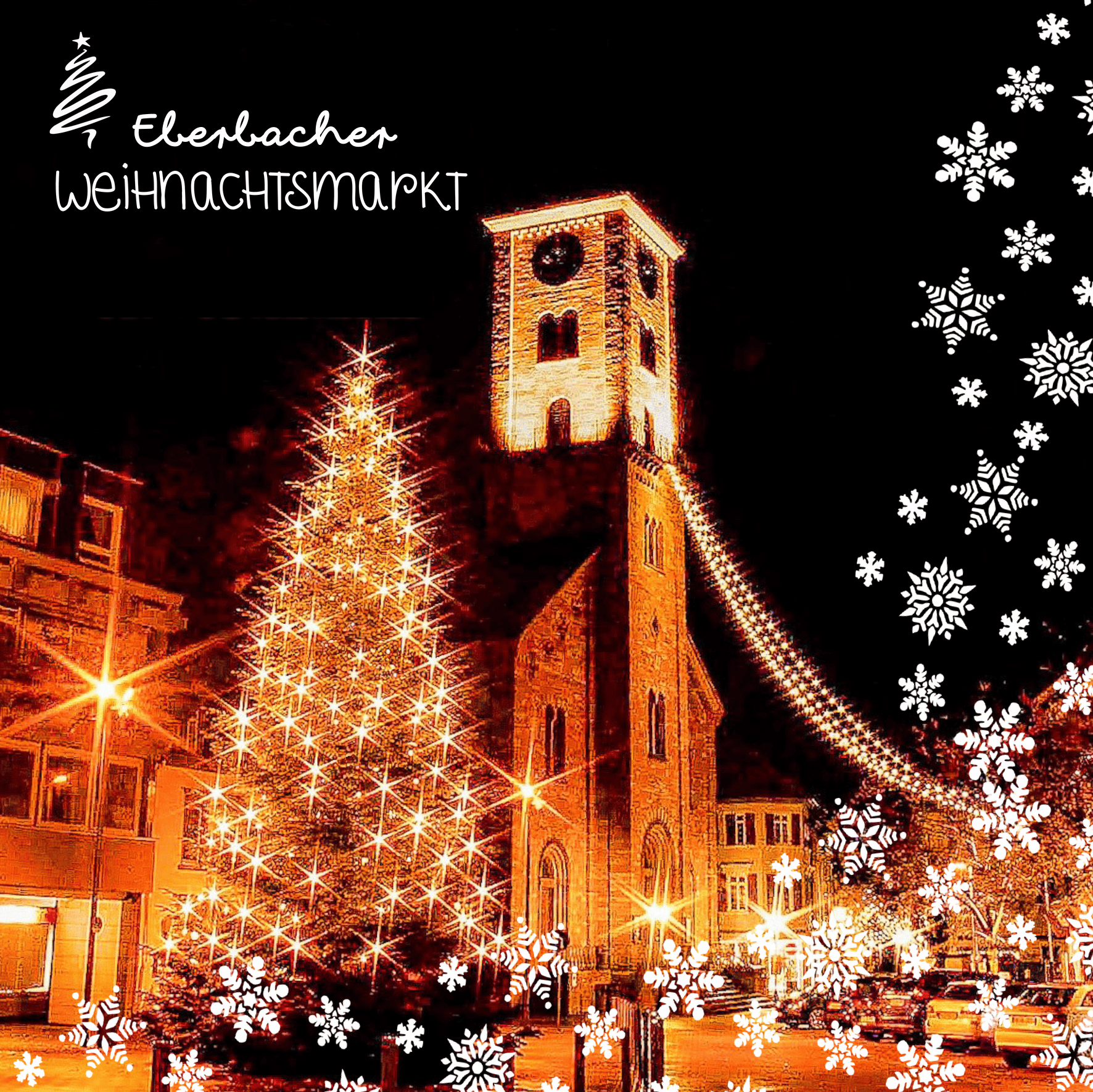 Plakat: Eberbacher Weihnachtsmarkt