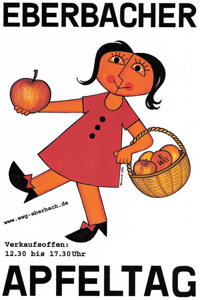 Plakat: Eberbacher Apfeltag