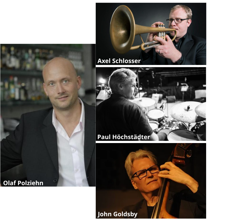Plakat: Axel Schlosser, Olaf Polziehn, Paul Höchstädter, John GoldsbyA Tribute to Miles Davis - Miles 100