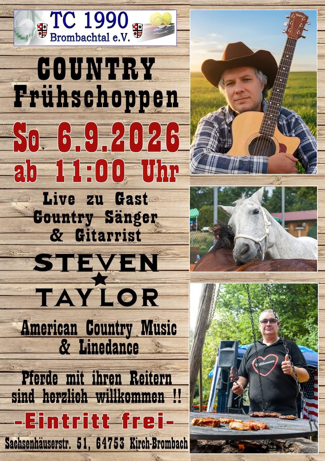 Plakat: Country Frühschoppen