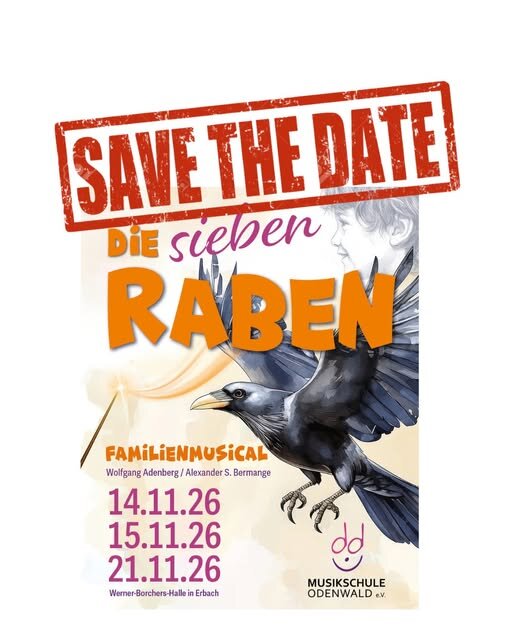 Plakat: Die sieben Raben – Familienmusical