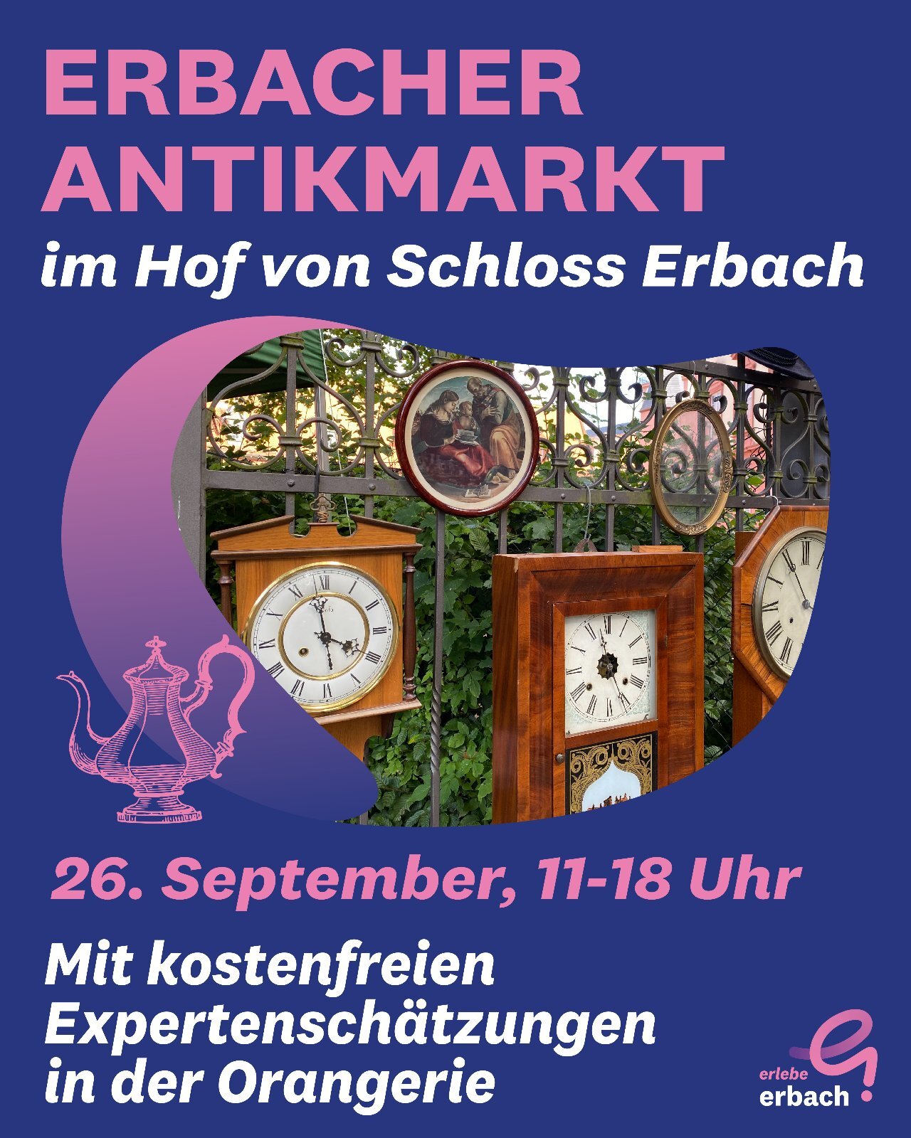 Plakat: Erbacher Antikmarkt