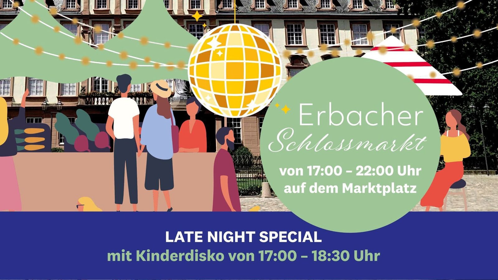 Plakat: Erbacher Schlossmarkt – Late Night Special