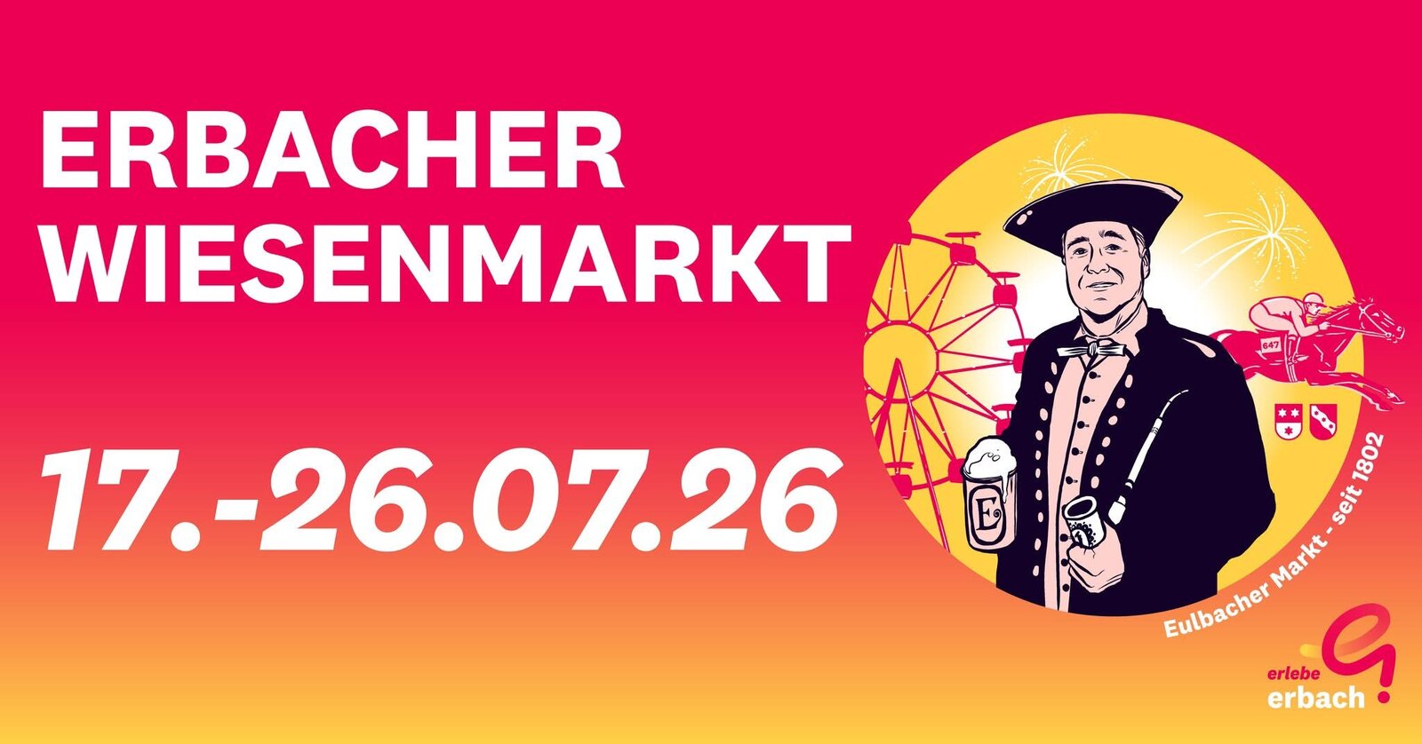 Plakat: Erbacher Wiesenmarkt