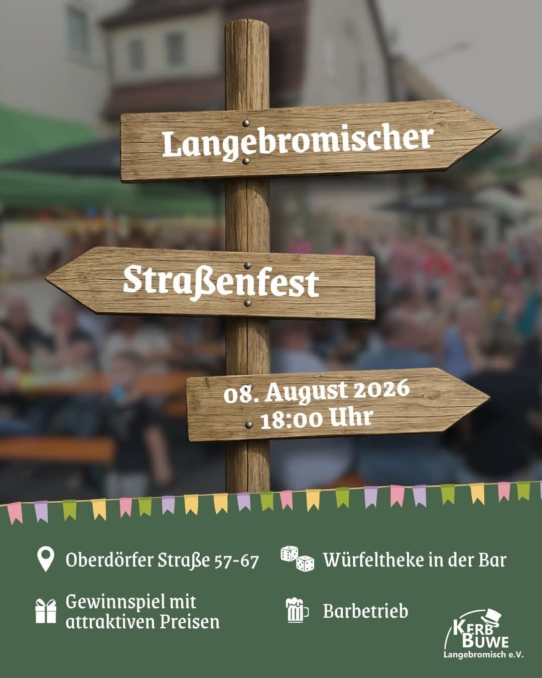 Plakat: Langebromischer Straßenfest