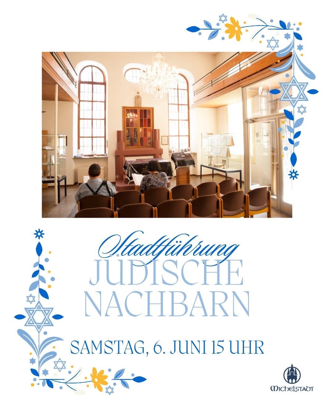 Plakat: Stadtführung Jüdische Nachbarn