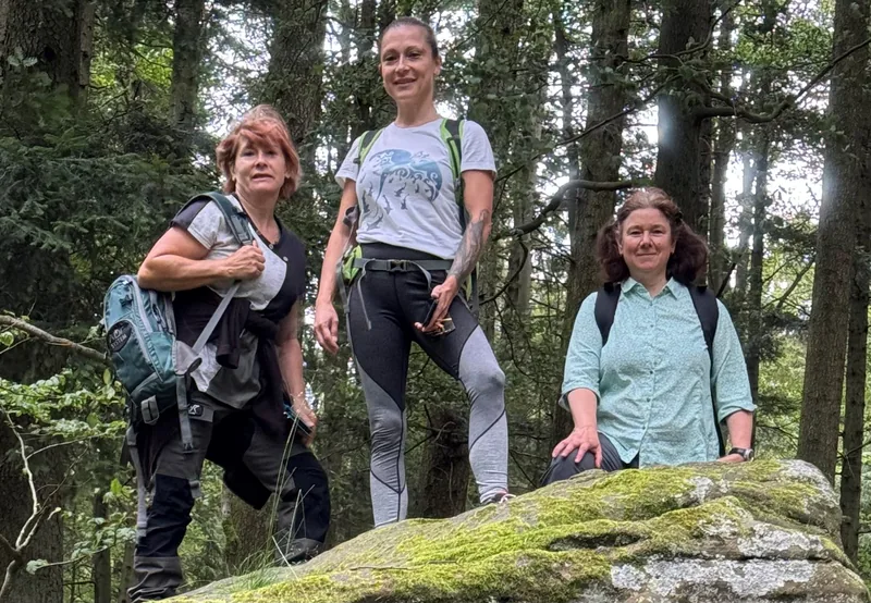 Plakat: Mission Kuralpe - Entdeckungswanderung rund um das Felsenmeer im Odenwald
