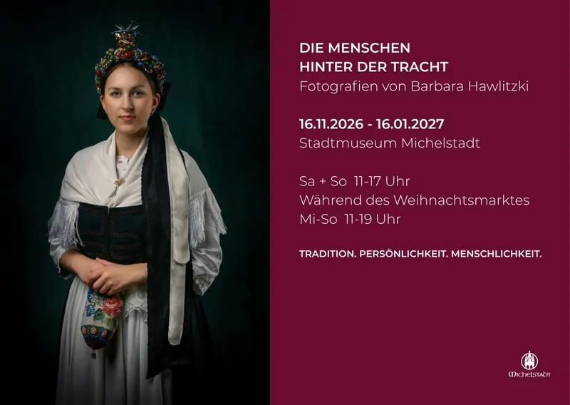 Plakat: Ausstellung "Die Mensch hinter der Tracht"