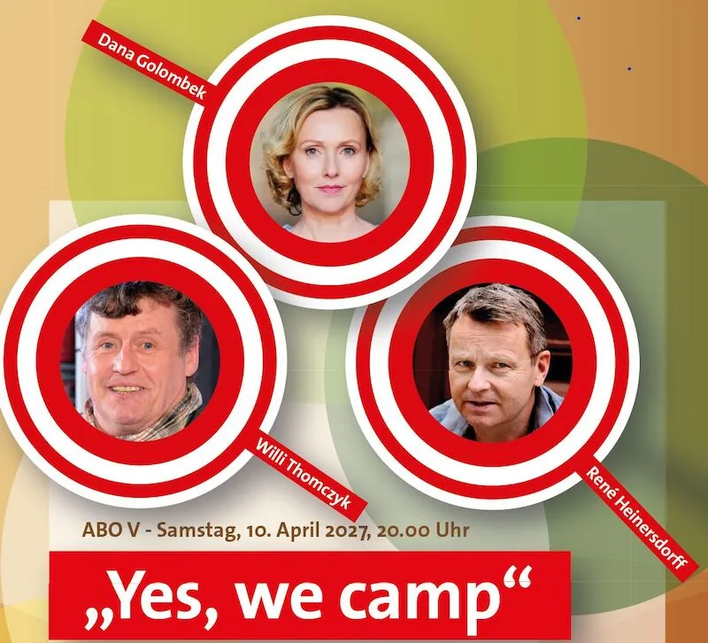 Plakat: Yes, we camp