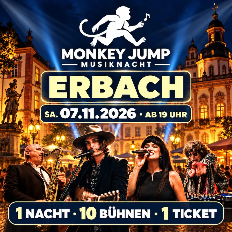 Plakat: Monkey Jump Erbach