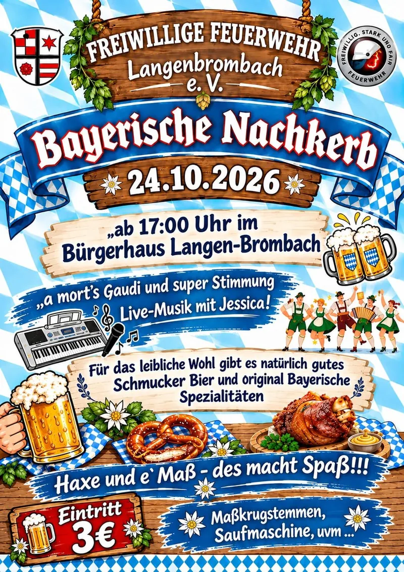 Plakat: Bayerische Nachkerb