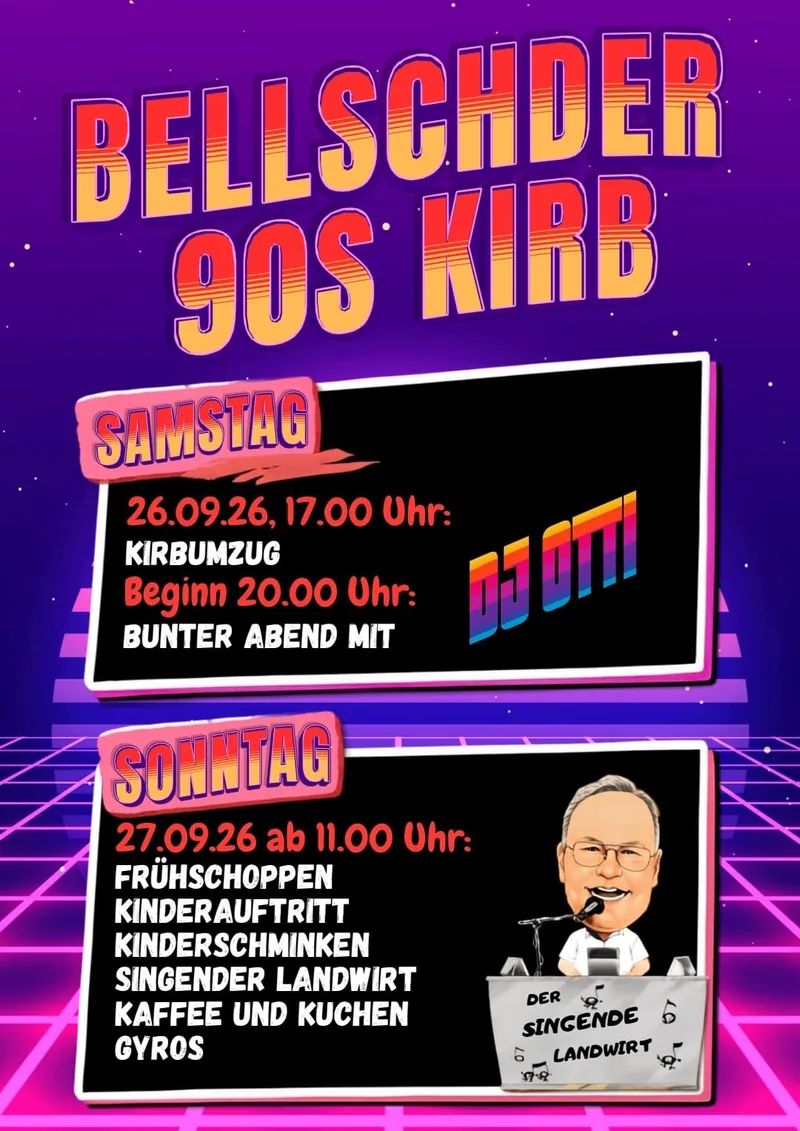 Plakat: Bellschder 90s Kirb