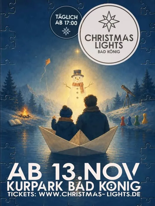 Plakat: Christmas Lights Bad König