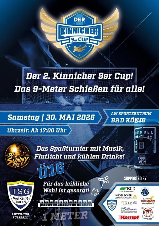 Plakat: Der 2. Kinnicher 9er Cup