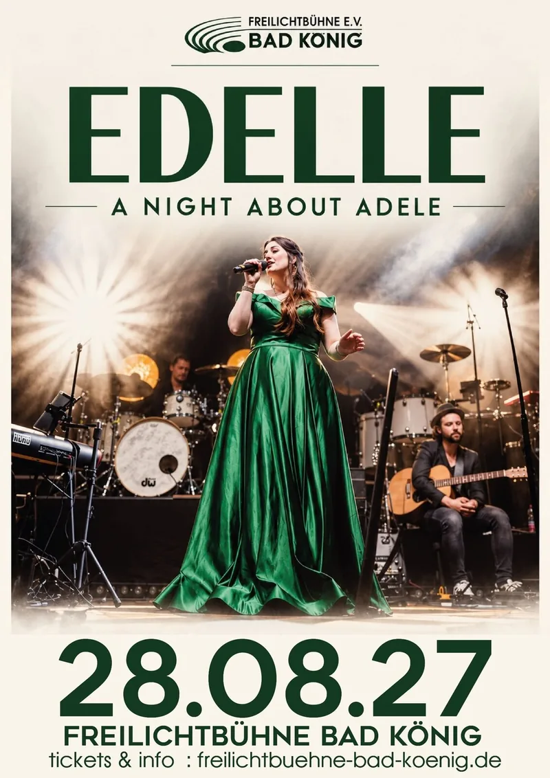 Plakat: Edelle – A Night About Adele