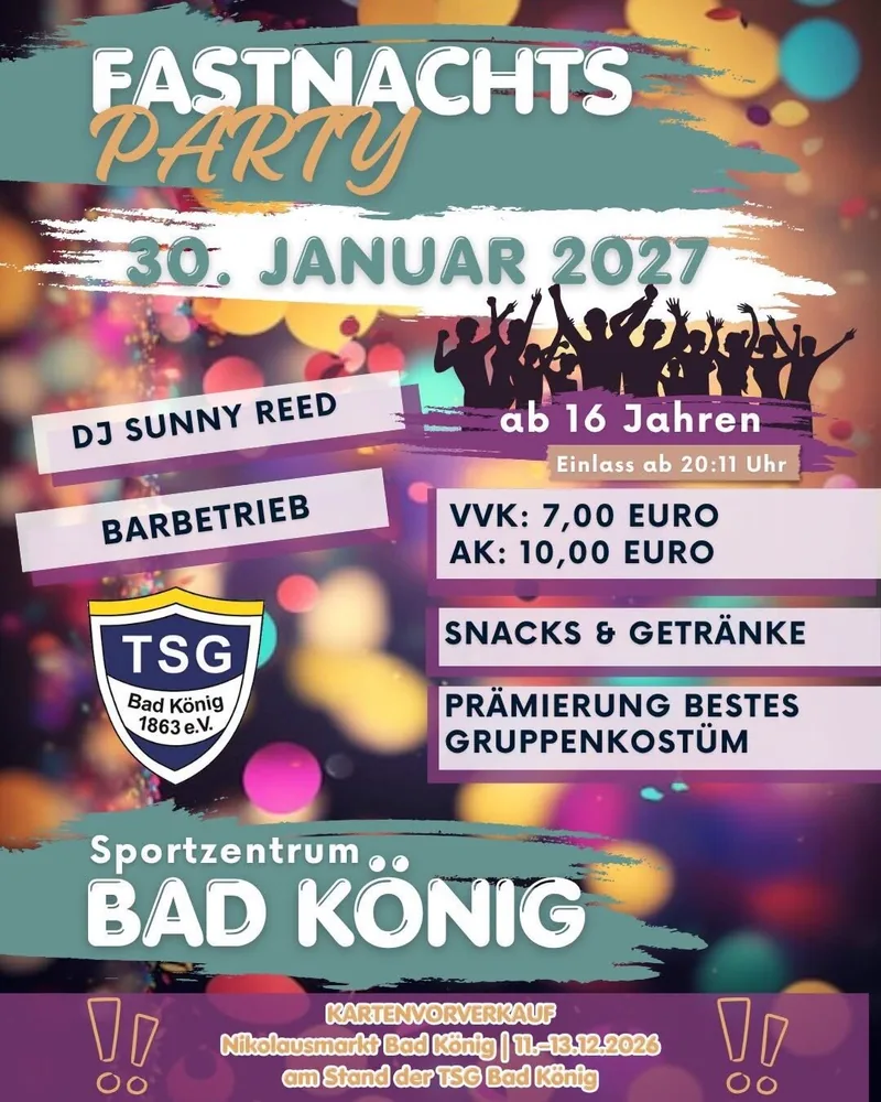 Plakat: Fastnachts Party