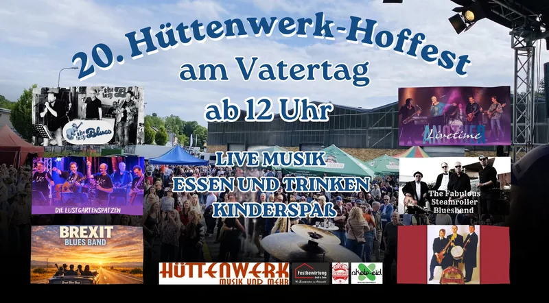 Plakat: Hoffest am Vatertag