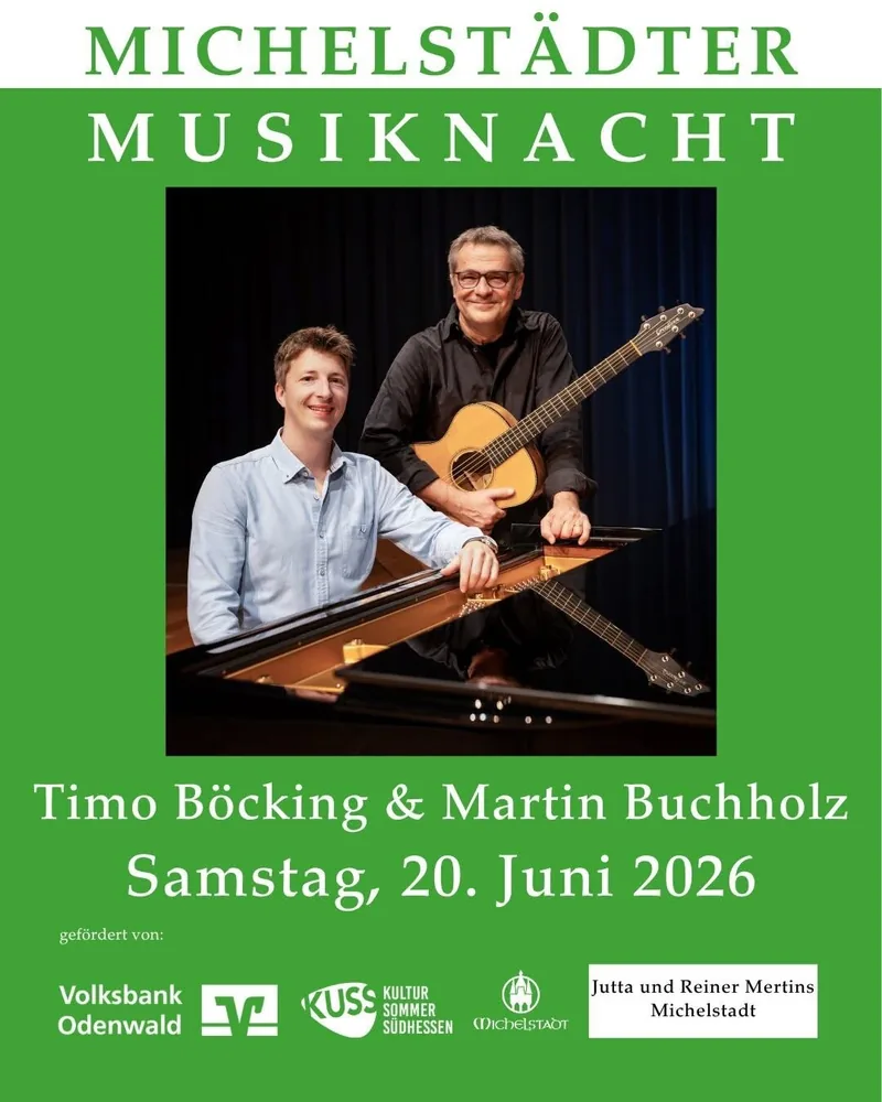 Plakat: Michelstädter Musiknacht – Timo Böcking & Martin Buchholz
