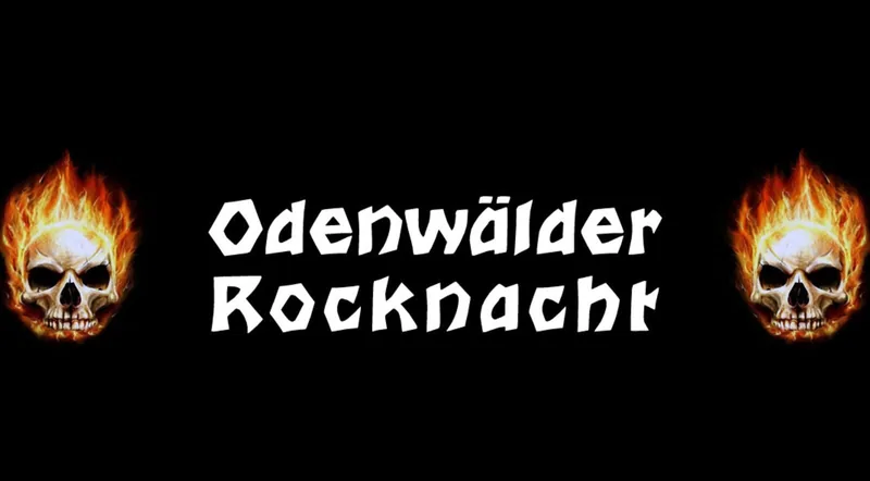 Plakat: ODENWÄLDER ROCKNACHT