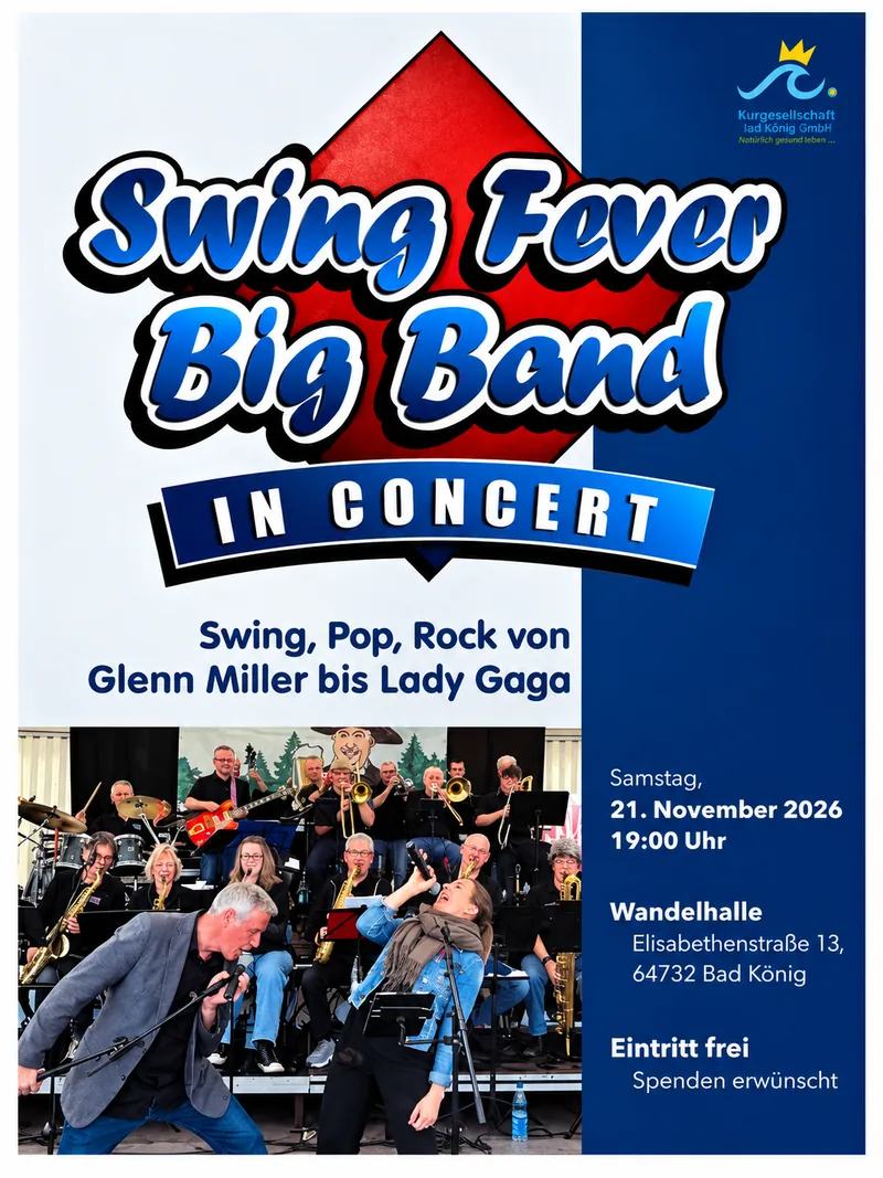 Plakat: Swing Fever Big Band in Concert