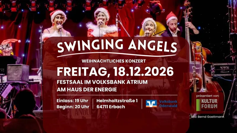 Plakat: Swinging Angels – Weihnachtliches Konzert